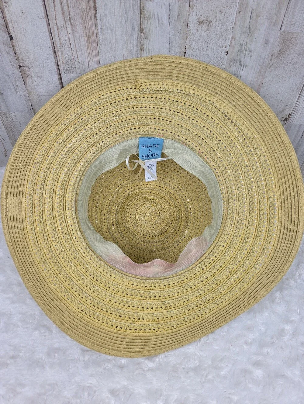 Shade & Shore Straw Sun Hat Natural One Size